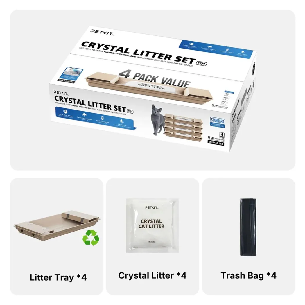 Petkit Crystal PH Litter Set (CR1) Qum — Bakı