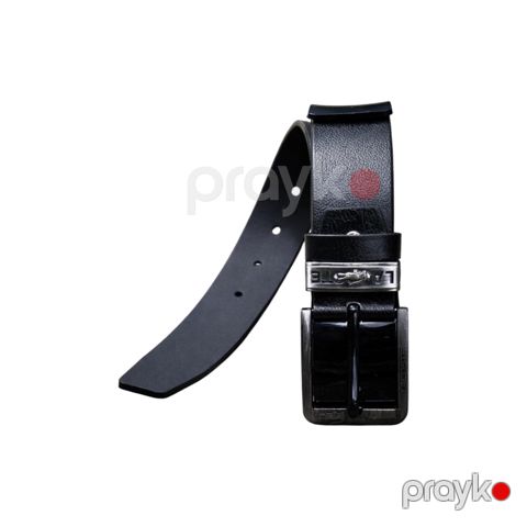 Dəri kəmər 3122 120 sm Qara — Bakı