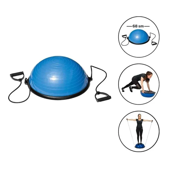 Saplı Balans Topu WS0631 68 sm – Fitness və Koordinasiya Üçün Gym Ball — Bakı