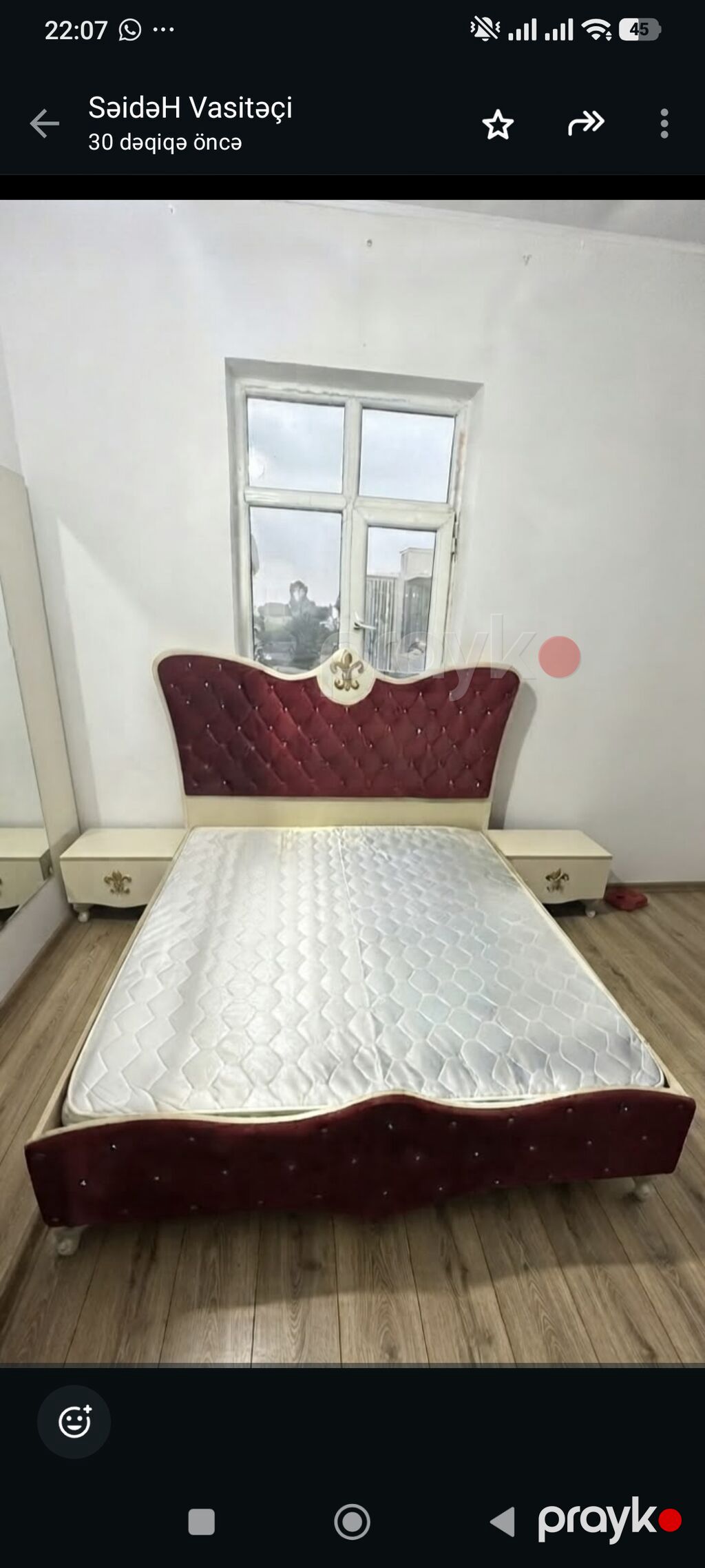 Yataq desti 670 manat.Catdirilma qurasdirilma odenisle.Olcu dolab E — Yataq otağı mobilya dəstləri, Bakı (5)