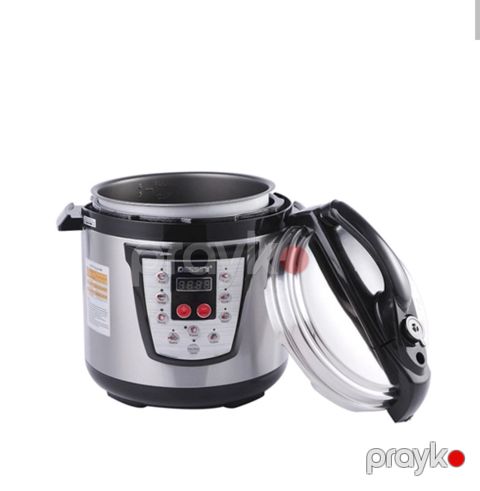 Buxar qazanı Dessini Smart, paslanmayan polad, gümüşü, 6 l — Bakı