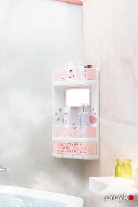 Divar rəfi SoftPink 45x18x12 sm — Bakı