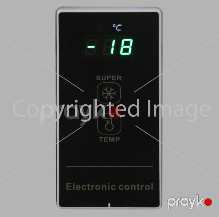 Dondurucu-soyuducu Kraft BD (W)- 300BL ağ (elektronlu, inventorlu) — Ev texnikası, Bakı (3)