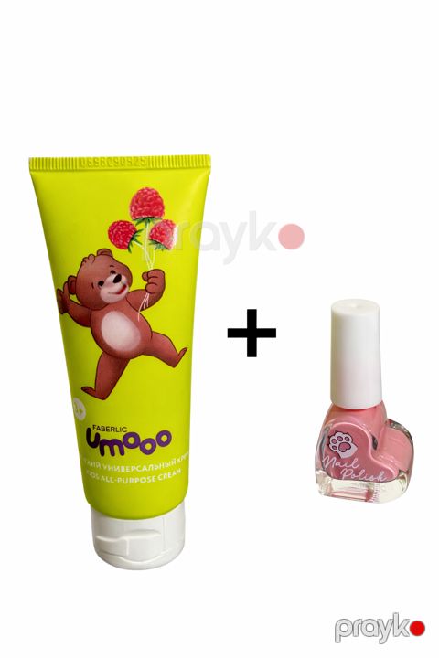 Uşaq üçün krem Faberlic Umooo + dırnaq boyası — Bakı