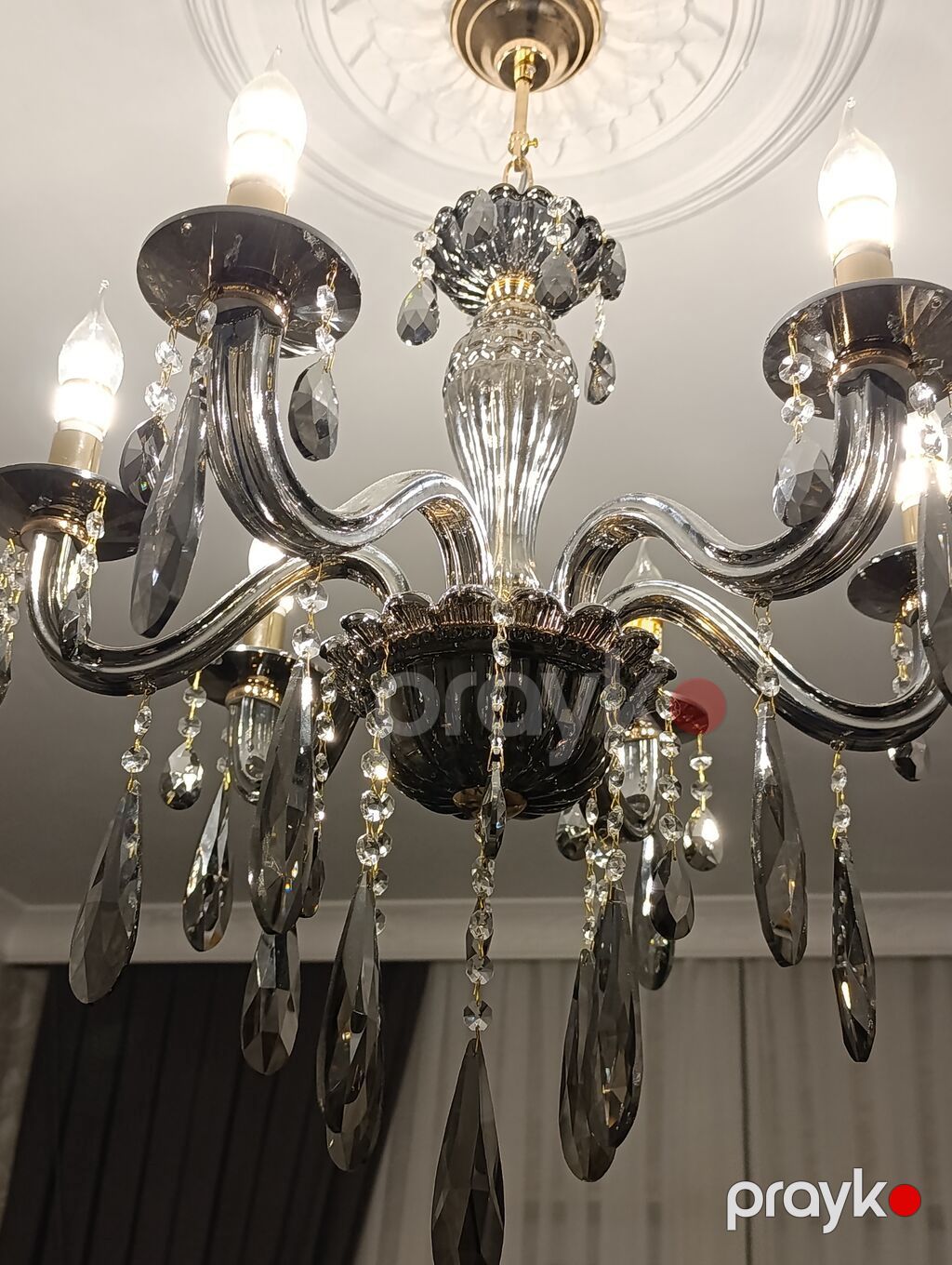 Çılçıraq, 6 lampa, Metal — Tavan is?qlar? v? cilc?raqlar, Bakı (4)