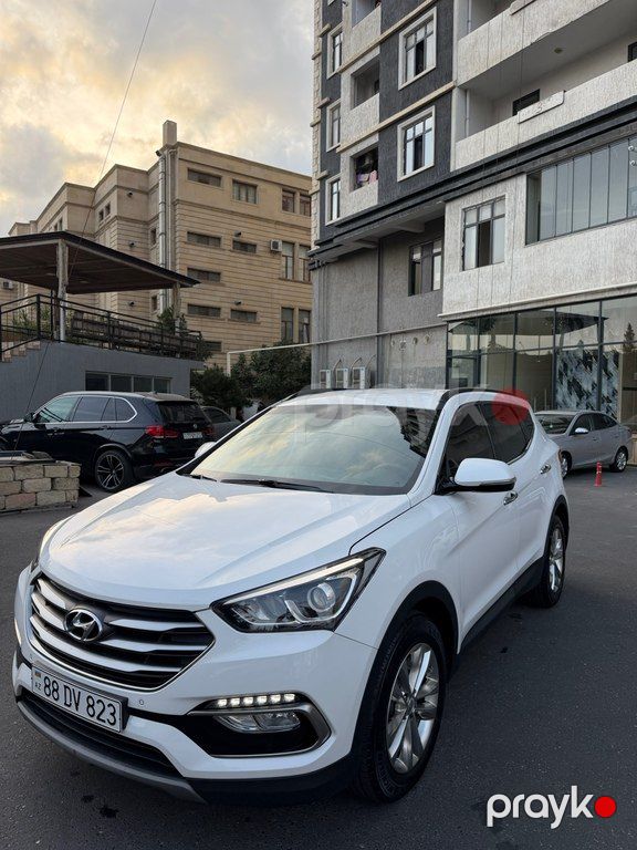 Hyundai Santa Fe, 2.0 L, 2018 il, 145 000 km — Avtomobillər, Bakı (8)
