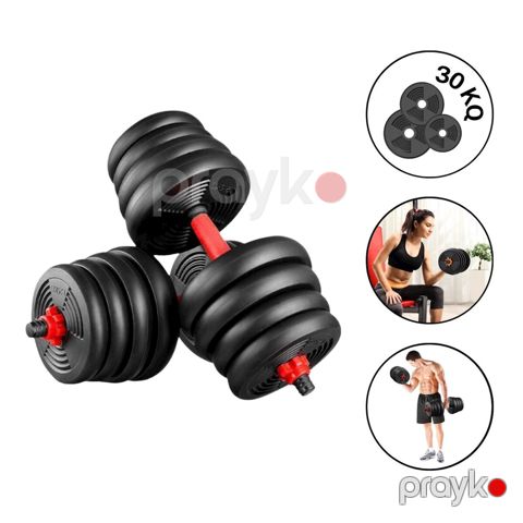 Plastik qantel dəsti East Sport 6091/3, 15 x 15 kq — Bakı