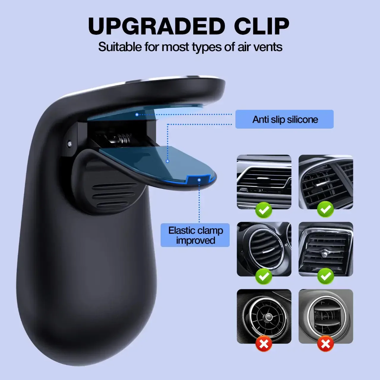 Avtomobil aksesuarı 1HORA Car Magnetic Holder PJ098 Black — Mallar, Bakı (5)