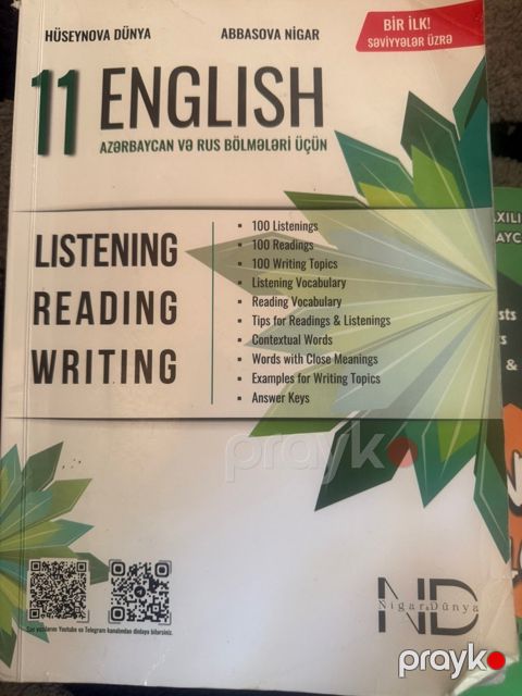 English 11 Nigar&Dünya listening, reading, writing — Bakı