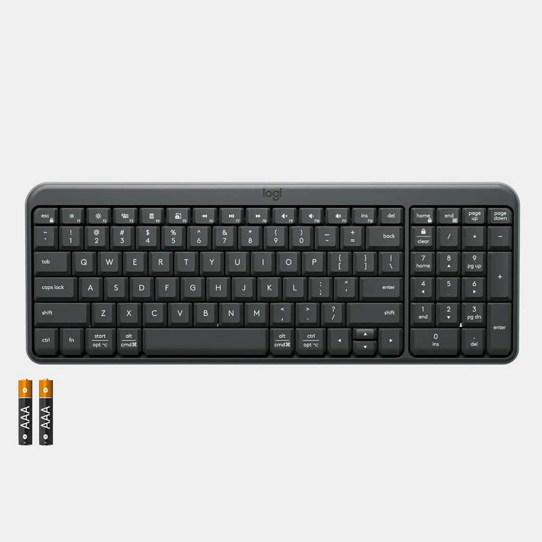 Logitech K250 Compact Bluetooth Keyboard Graphite — Mallar, Bakı (2)