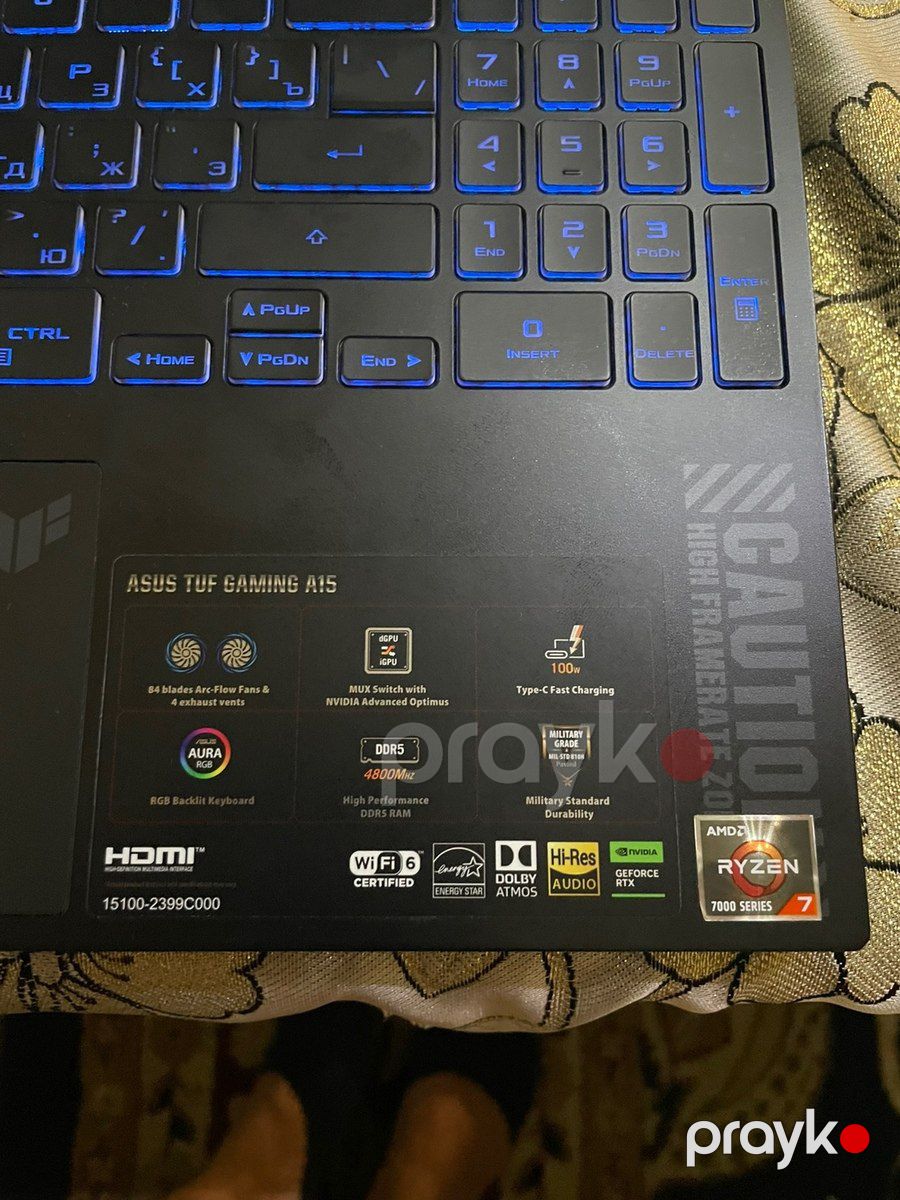 ASUS tuf Gaming A15 — FA507NU-LP031 — Noutbuklar, Bakı (3)