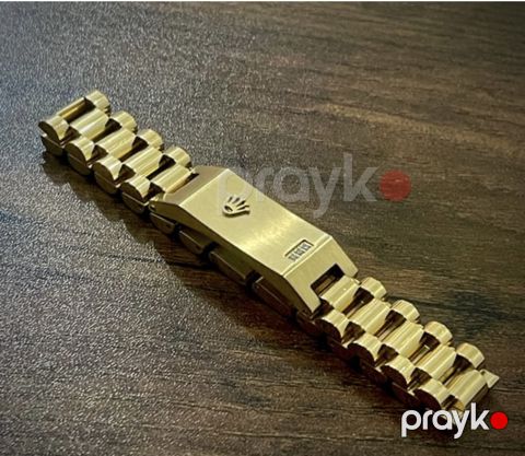 Kişilər üçün qolbaq SE-739, paslanmayan polad, qızılı — Bakı