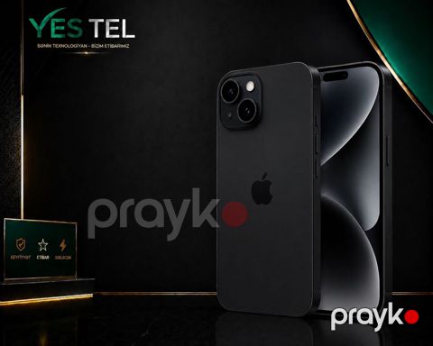Apple iPhone 15 Black 128GB/6GB — Bakı