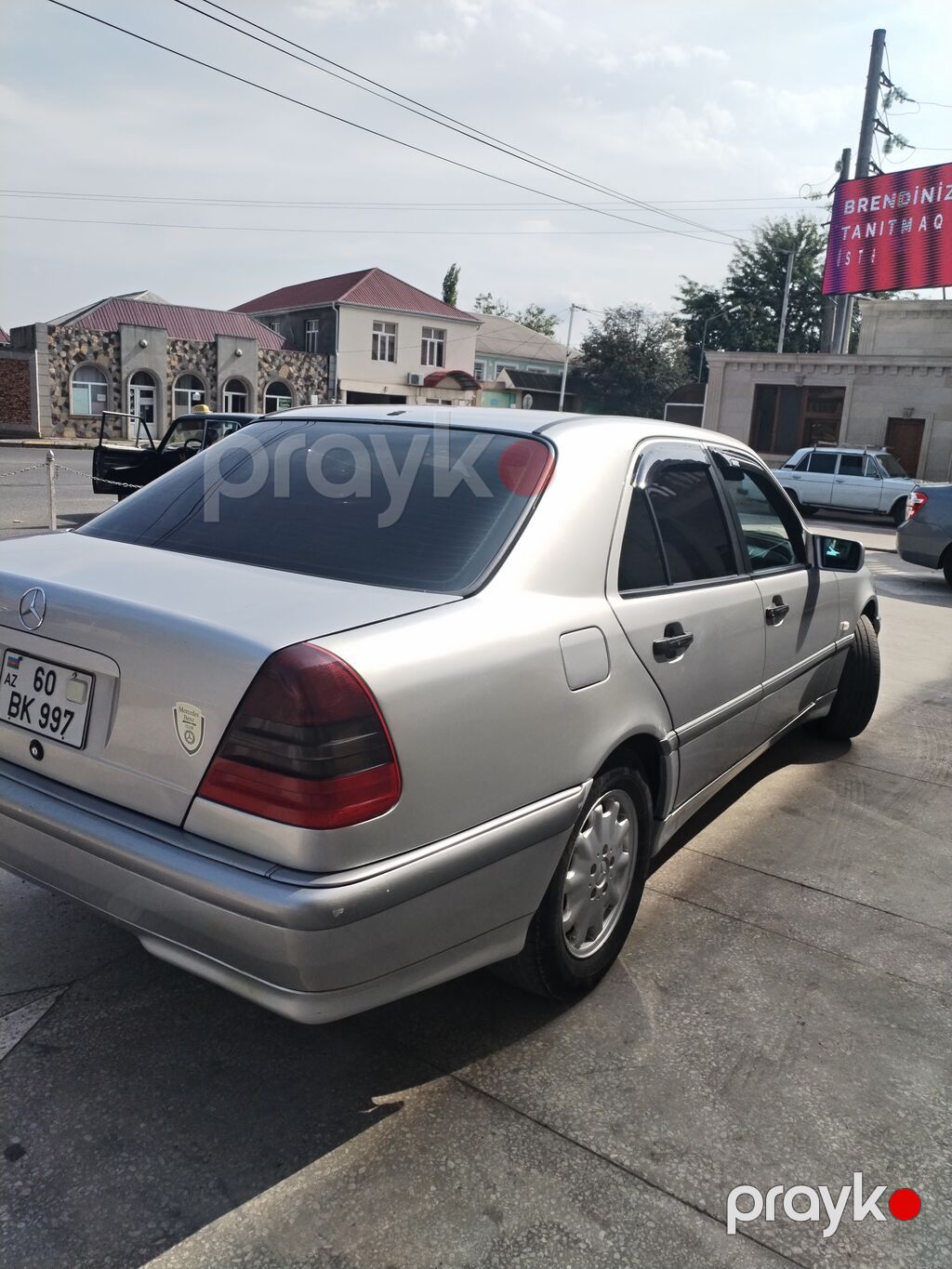 Mercedes-Benz C-Class (W202) sedan – gümüşü rəng - Kuzov: 4 qapılı — Avtomobillər, Tovuz (4)