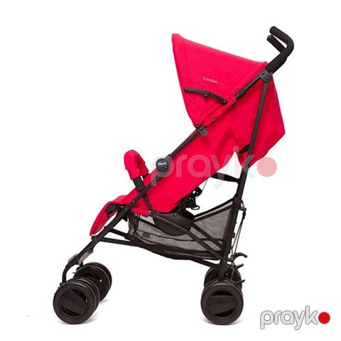 Gəzinti üçün uşaq arabası Chicco London Up Stroller with Bumper Bar Red Passion, 83x46x104 sm — Bakı