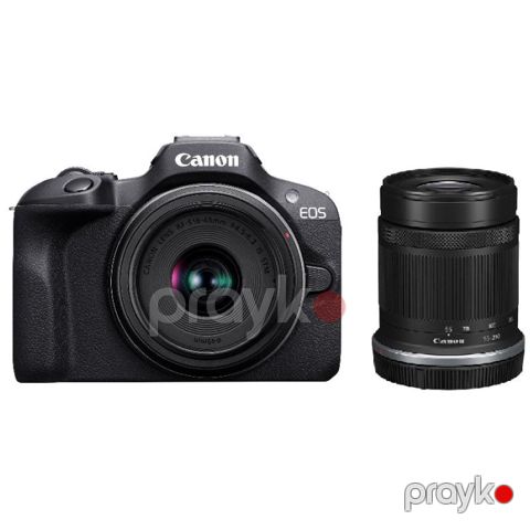 Canon Dslr Kamera EOS R100 + RF-S 18-45 IS STM + RF-S 55-210 IS STM Lenslər — Bakı