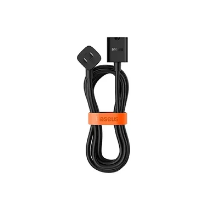 Baseus PowerCombo Mini PowerStrip 1AC Mini Uzadıcı 1m Qara (PSMN000101) — Bakı