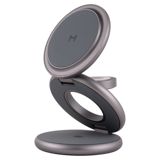 Magssory Disc Signature Edition 3-in-1 Apple üçün şarj Midnight (WCH033m) — Pctech — Smartphone Accessories