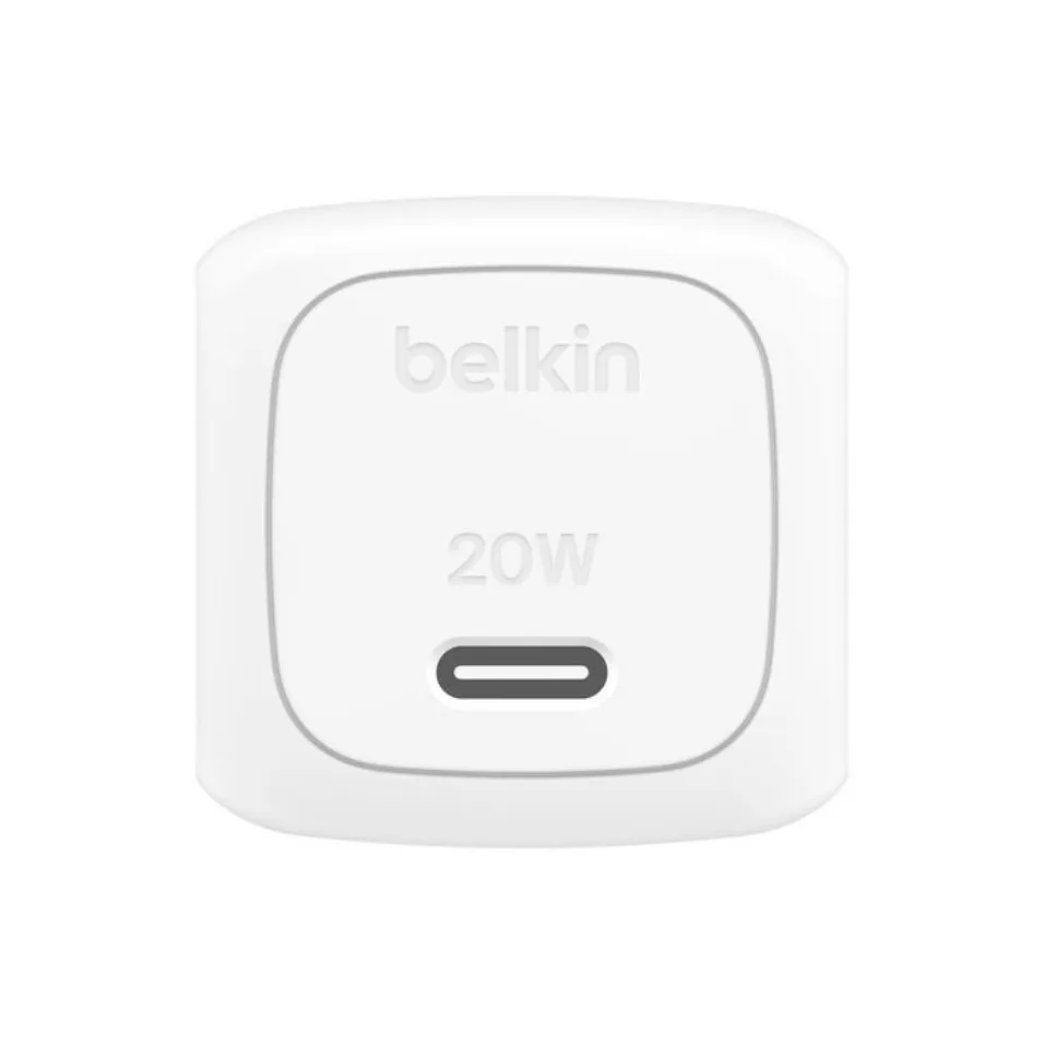 Adapter basligi Belkin 20W Usb-c PD Cube Wall charger with PPS White — Mallar, Bakı (4)