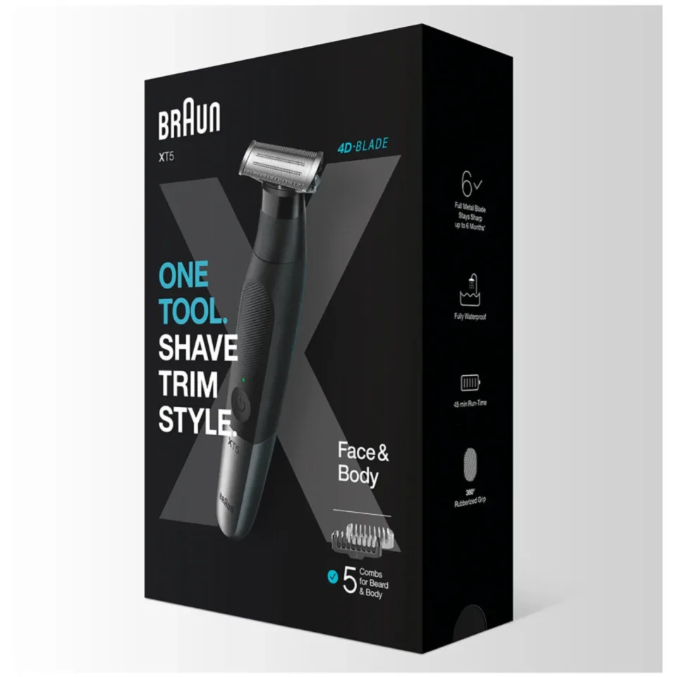 Trimmer Braun XT5100 Black Silver — Gözəllik və sağlamlıq, Bakı (6)