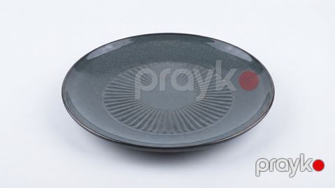 Boşqab dəsti 2752975, keramika, qara, 22 sm, 6 əd — Bakı