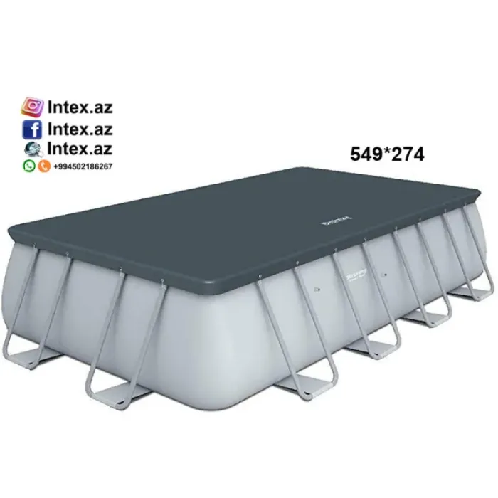 Bestway P03631 hovuz tenti 549x274 sm karkas hovuz örtüyü — Bakı
