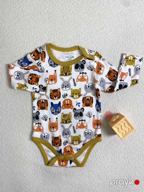 Bodi 0815, ağ, pambıq, ölçü 9-12 ay — Bakı
