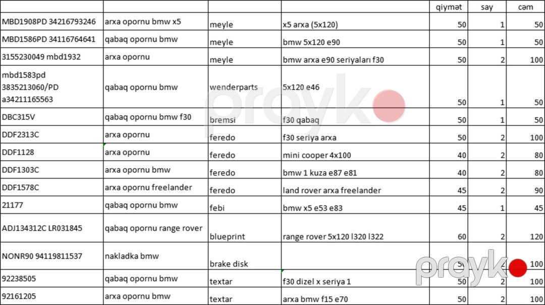 BMW əyləc diskləri — Ehtiyat hissələri və aksesuarlar, Bakı (2)