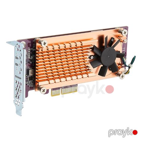 Qnap QM2-2P-244A Dual M.2 22110/2280 Pcie SSD Expansion Card (QM2-2P-244A) — Bakı