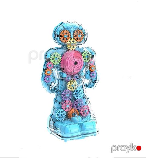 Robot 1849-166, mavi, 3+ yaş — Bakı