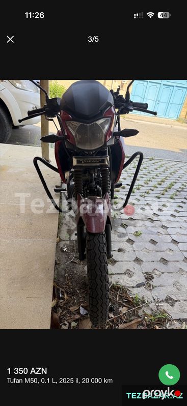 Tufan m50n — Motosiklet və mopedlər, Bakı (3)