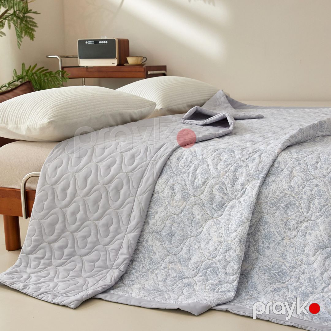 Örtük 6201, açıq mavi, pambıq, 220х240 sm — Mallar, Bakı (2)