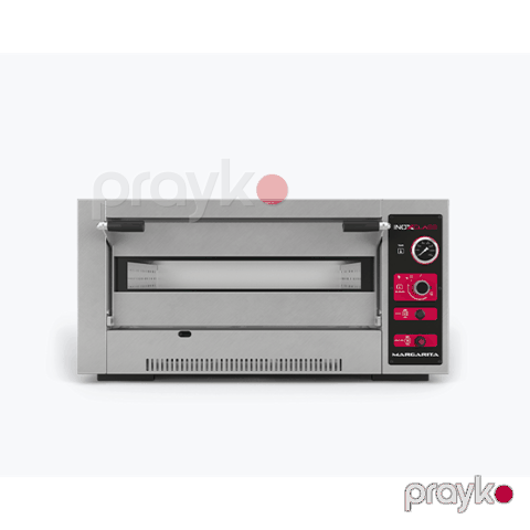 Qazlı Pizza Fırını – 4 Pizza Tutumlu, Peşəkar Model — Bakı