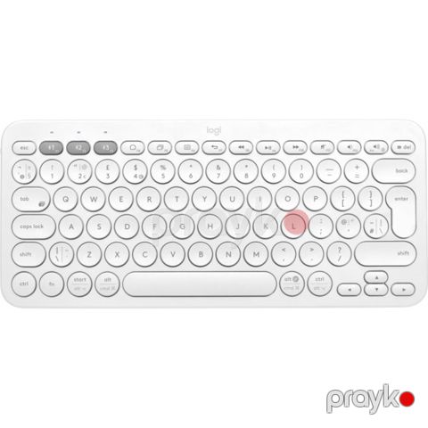 Logitech K380 920-009589 Multi-Device Bluetooth Simsiz Klaviatura Off-White — Bakı
