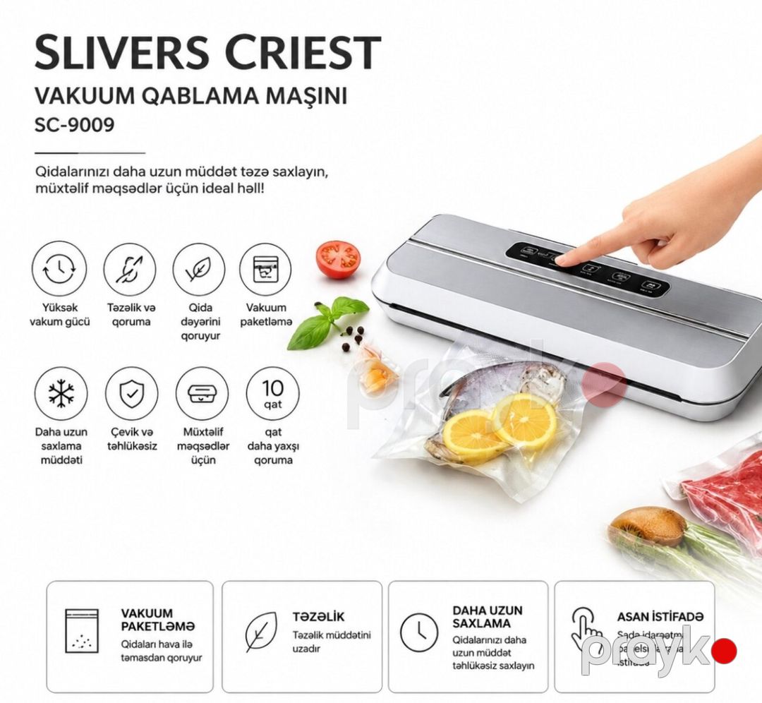 Vakuum paketləyici SC-9009 — Ev texnikası, Bakı (2)