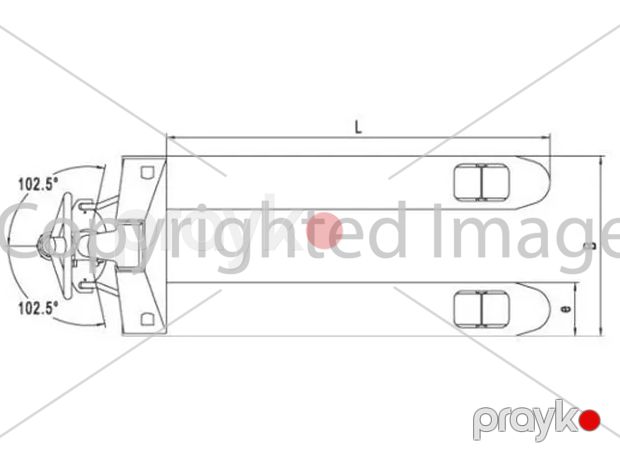 Yükdaşıyıcı hidravlik Noblelift ACL20, 540x1500 mm, 2000 kg — Təmir və inşaat, Bakı (2)