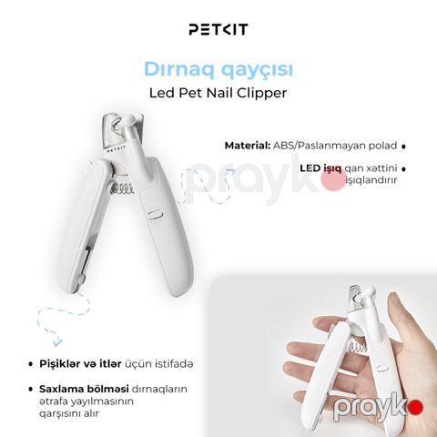 Dırnaqtutan Petkit LED Pet Nail Clipper PK403 — Bakı