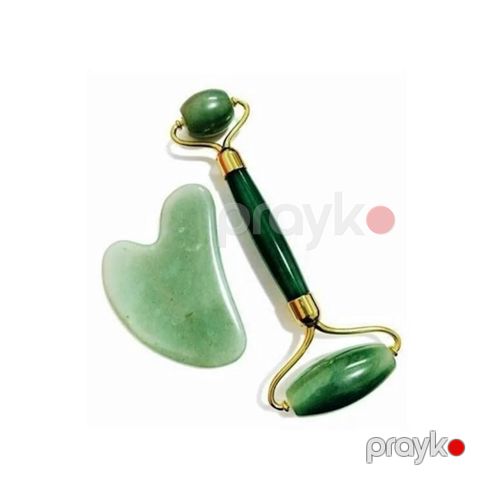 Üz üçün roller və qua-şa dəsti Jade Roller — Bakı