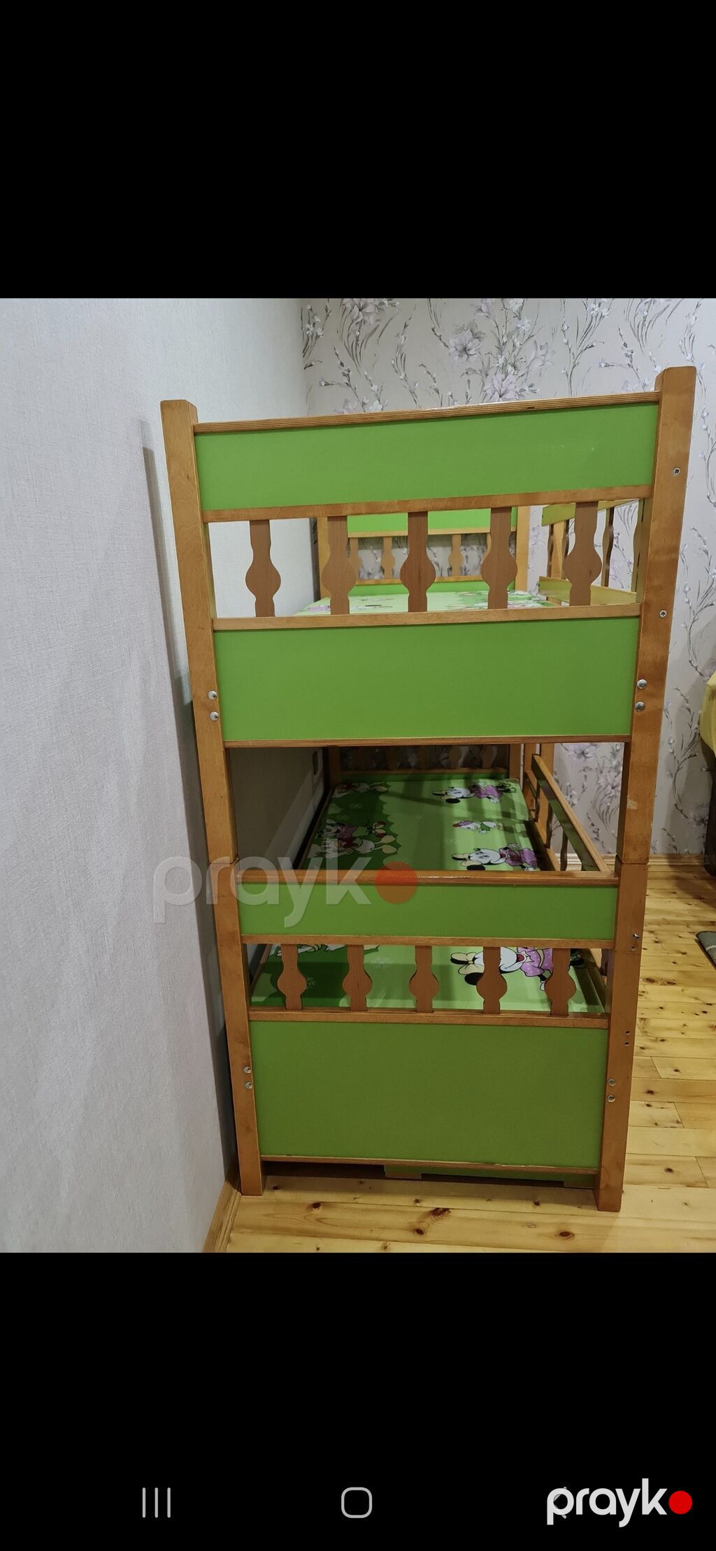 Oğlan və qız üçün, İşlənmiş, Çarpayı, Matrassız, Siyirməli, Laminat — Yataqlar, Masazır (6)