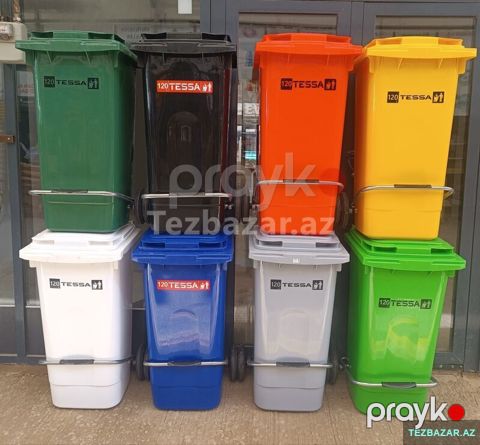 Zibil qabi 120 ltr pedalli — Bakı