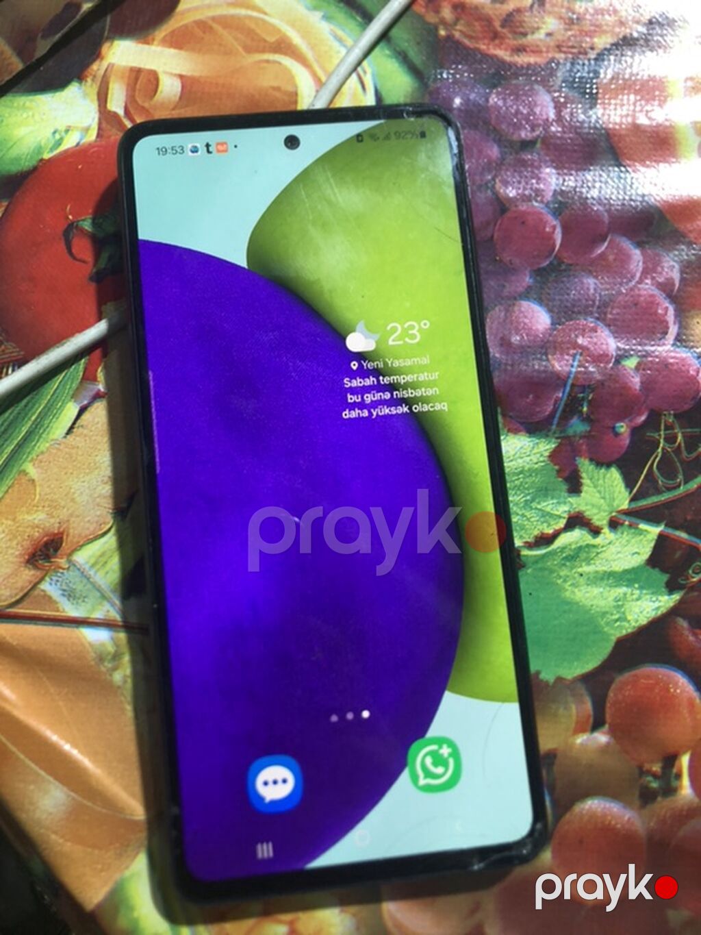 Samsung Galaxy A52, rəng - Qara, Barmaq izi — Samsung, Bakı (2)