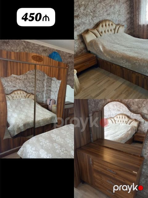 Damla mebelin Yataq desti 450₼. Matras var baza yoxdur. Altı demir — Bakı