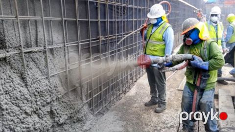 Torkret beton püskürtmə — Bakı