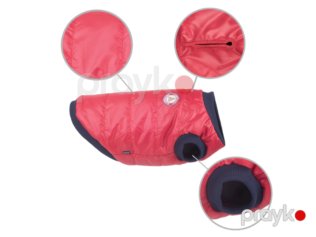 İtlər üçün gödəkcə Amiplay Bronx, 46 sm, qırmızı — Mallar, Bakı (2)