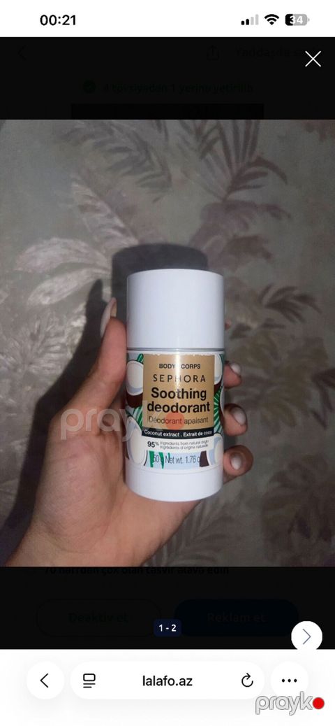 Sephora qol altı 5 azn satılır