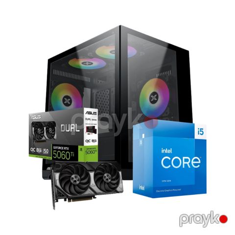 StrixCore Gaming PC – RTX 5060 Ti, i5-13400 (CUSTOM-PC-007) — Bakı