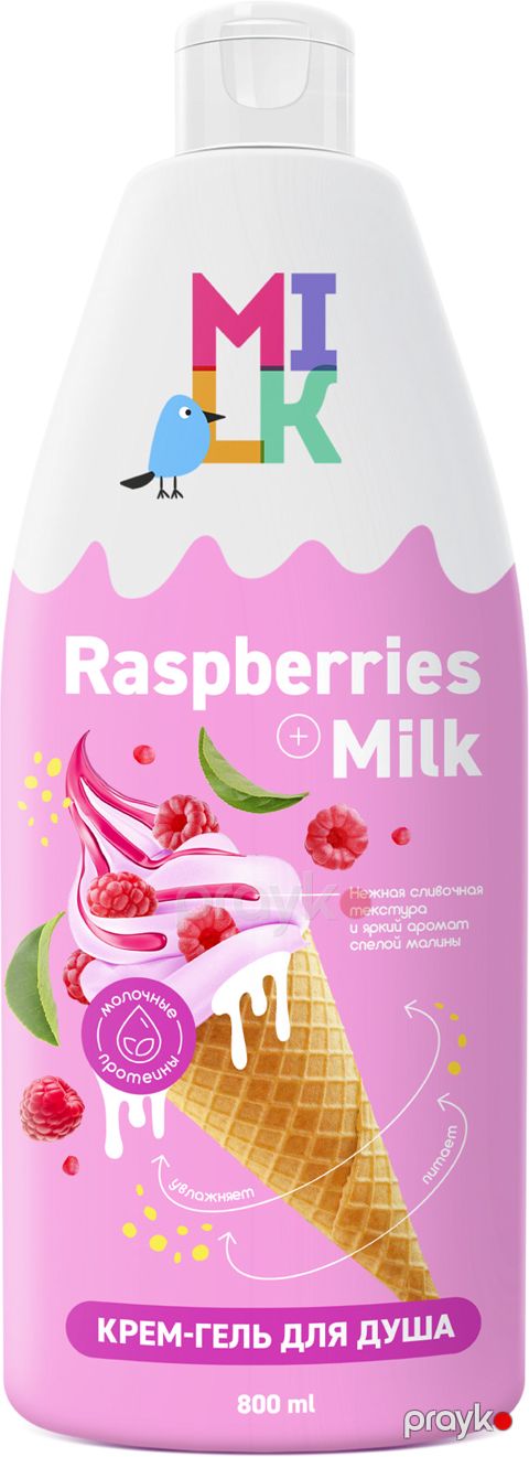 Duş üçün krem-gel Milk Moruq və süd 800 ml — Bakı