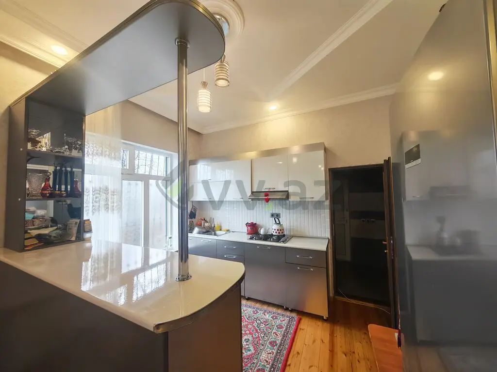4 otaqlı Həyət evi Satılır, Oğuz — Ev, villa, Oğuz (9)