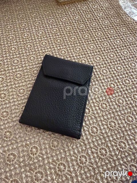 Qara dəri kisə/etui - Material: teksturalı süni və ya təbii dəri — Bakı