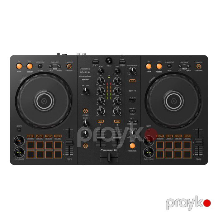 Pioneer DJ DDJ-FLX4 2 Deck DJ Kontroller rekordbox və Serato DJ Lite ilə — Musiqiə alətləri, Bakı (2)
